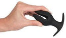 Black Velvets – Siliconen Anale Ankerplug met Intern Tegendruk voor Extra Intens Gevoel 9 cm - Zwart-Erotiekvoordeel.nl