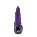 Kiotos Monstar - Fjörgyn - Penis Sleeve - Extra Omvang - Verdikkend - Paars/Zwrt-Erotiekvoordeel.nl