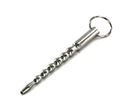 Kiotos Steel - Penis Stick met Balletjes en Trekring - Penis plug Ø 8 mm-Erotiekvoordeel.nl