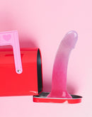 Love to Love - Dildo - Dildoll Sunrise - Buigbaar - Siliconen - Met Glitters - Roze-Erotiekvoordeel.nl