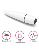Lovetoy - iJoy Bullet Vibrator - Wit-Erotiekvoordeel.nl