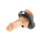 Malesation - Vibro Ball Ring - Vibrerende Ballstretcher - Zwart-Erotiekvoordeel.nl