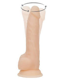Naked Addiction - Roterende En Vibrerende Siliconen Dildo Met Zuignap 21,5 cm-Erotiekvoordeel.nl