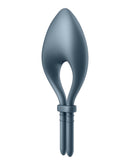 Satisfyer - Bull's Eye - Vibrerende Cockring Met App Control - Donkerblauw-Erotiekvoordeel.nl