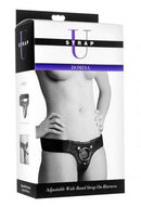 Strap-U - Extra Breed Strapon Harnas Domina - Zwart-Erotiekvoordeel.nl