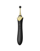 Zalo - Bess 2 - Verwarmde Pinpoint Clitoris Vibrator- Met Extra opzetstukken - Obsidian Zwart-Erotiekvoordeel.nl