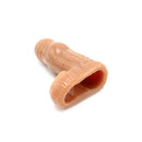 Kiotos Monstar 08 - Penis Sleeve - Penisverlenging - Met Ball Stretcher Opening - Diameter Ø 50 mm - Siliconen - Beige-Erotiekvoordeel.nl