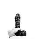 All Black - Klassieke Dildo 24,5 x 6 cm - Zwart-Erotiekvoordeel.nl