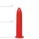 All Red - Dildo 19 x 3,5 cm - Rood
