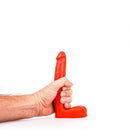 All Red - Dildo 21 x 3,5 cm - Rood-Erotiekvoordeel.nl