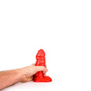 All Red - Klassieke Dildo 18 x 4 cm - Rood