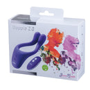 BeauMents - Doppio 2.0 - Massager Voor Koppels Met Afstandsbediening - Paars-Erotiekvoordeel.nl