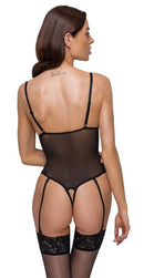 Cottelli Collection - Kruisloos Body - Zwart