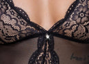 Cottelli Collection - Kruisloos Body - Zwart