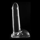 Dinoo - Dildo Diceratops 29 x 6 cm - Transparant
