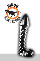 Dinoo - Dildo Lesotho 24 x 6 cm - Zwart