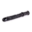 Dinoo - Extreme XXL Dildo Met Handvat - Damocles - 42,5 x 4,5 cm - Zwart-Erotiekvoordeel.nl