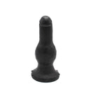 Dinoo - XXL Anaal Dildo Met bolvormige verdikking Van TPE - Zwart