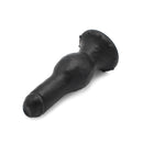Dinoo - XXL Anaal Dildo Met bolvormige verdikking Van TPE - Zwart