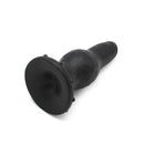 Dinoo - XXL Anaal Dildo Met bolvormige verdikking Van TPE - Zwart