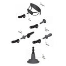 HUNG System - Jimmy - Dildo - Met Vac-U-Lock - 27 cm - Zwart-Erotiekvoordeel.nl