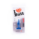 I ♥ Butt - Slanke Buttplug - S - Blauw