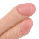 Kiotos Cox - Extreme Sandwich Dildo 28 x 6 cm - Lichte Huidskleur