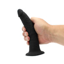 Kiotos Cox - Siliconen Dildo 20,5 x 3.1 cm - Zwart