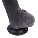 Kiotos Cox - Black Dildo Met Zuignap die echt aanvoelt 22,5 x 5 cm - Zwart