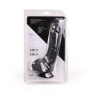 Kiotos Cox - Black Dildo Met Zuignap die echt aanvoelt 22,5 x 5 cm - Zwart