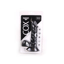 Kiotos Cox - Dildo 18,5 x 4 cm - Zwart-Erotiekvoordeel.nl