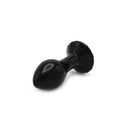 Kiotos Glass - Glazen Buttplug Crystal Gem - Zwart