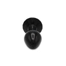 Kiotos Glass - Glazen Buttplug Crystal Gem - Zwart
