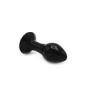 Kiotos Glass - Glazen Buttplug Crystal Gem - Zwart