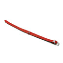 Kiotos Leather - Collar met Kleine O-ring - Leder - Rood-Erotiekvoordeel.nl