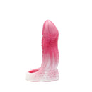 Kiotos Monstar 02 - Penis Sleeve - Penisverlenging - Met Ball Stretcher Opening - Siliconen - Roze Wit-Erotiekvoordeel.nl