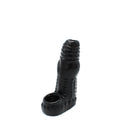 Kiotos Monstar 05 - Penis Sleeve - Penisverlenging - Met Ball Stretcher Opening - Diameter Ø 50 mm - Siliconen - Zwart-Erotiekvoordeel.nl
