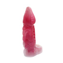 Kiotos Monstar 10 - Penis Sleeve - Penisverlenging - Met Ball Stretcher Opening - Inbreng Lengte 180 mm - Siliconen - Roze Wit-Erotiekvoordeel.nl