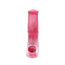 Kiotos Monstar 11 - Penis Sleeve - Penisverlenging - Met Ball Stretcher Opening - Inbreng Lengte 170 mm - Siliconen - Roze Wit-Erotiekvoordeel.nl