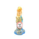 Kiotos Monstar - Dildo Beast 15 - Goud/Blauw/Wit-Erotiekvoordeel.nl
