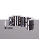 Kiotos Steel - Ballstretcher RVS Met Groeven Scharnierend 20 mm Hoog Ø 35 mm