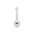 Kiotos Steel - Extra Lange Penisplug Met Ribbels - Diameter 10 mm