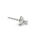 Kiotos Steel - Geribbelde Penisplug Paraplu - Diameter 8 mm