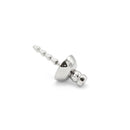 Kiotos Steel - Geribbelde Penisplug Paraplu - Diameter 8 mm