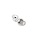 Kiotos Steel - Holle Buttplug Van RVS Met afsluitschroef - Small