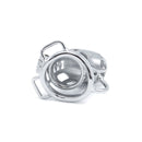 Kiotos Steel - Metalen Kuisheidskooi Met Riem En ball splitter