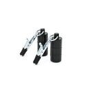 Kiotos Steel - Tepelklemmen - Nipple Croc Clamps 2x100g Gewichten - RVS - Zwart-Erotiekvoordeel.nl