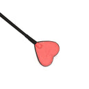 Liebe Seele - Angel's Kiss Paardrijzweep Met Hartvormige Lederen Tip - Luxe En Exclusief ontwerp - Roze/RoséGoud-Erotiekvoordeel.nl