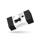 Liebe Seele - Dark Secret - Exclusieve Lederen handboeien Met Goud Metalen beslag - Zwart/Goud-Erotiekvoordeel.nl