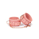 Liebe Seele - Pink Dream Leren Polsboeien - Roze-Erotiekvoordeel.nl